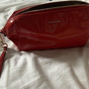 Coach makeup/travel bag